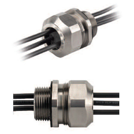 Stainless steel cable gland - Masthead® - Heyco - aluminium / IP68 / strain relief