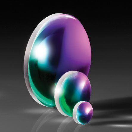 Plano-convex lens element - #25 series - Edmund Industrial Optics - fused silica / laser