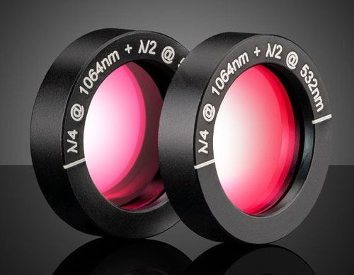 Quartz waveplate - #4354 - Edmund Industrial Optics - dual-wavelength / for linear polarization conversion
