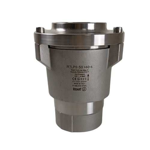 In-line pressure regulator - 197L - Ridart srl - for gas / for steam / spring