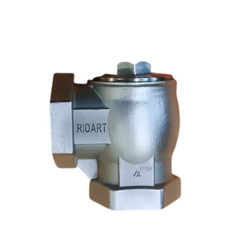 Right-angle check valve - 60SS - Ridart srl - poppet / for water / for gas