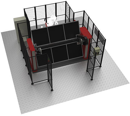 Robotic welding cell - TSH O-030A - TDRi Robotics AB