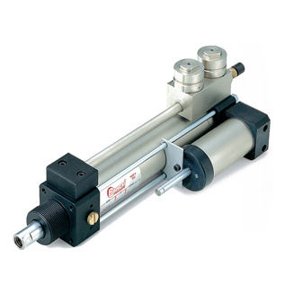 Hydro-pneumatic cylinder - CZ series - Bonesi Pneumatik s.r.l. - with piston rod