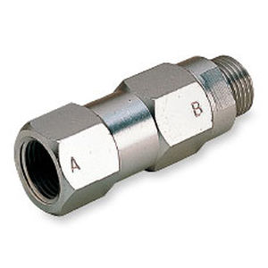 Ball one-way valve - UM series - Bonesi Pneumatik s.r.l. - for air / G / nickel-plated brass