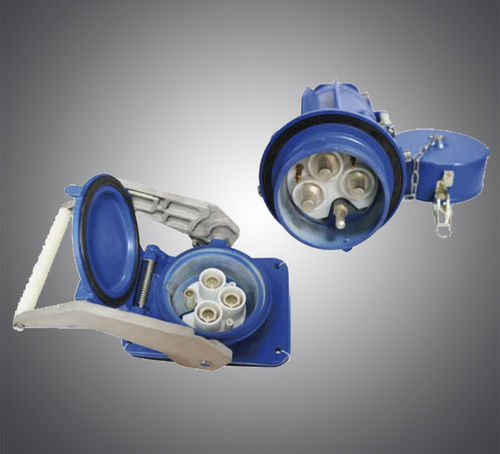 Electrical power supply connector - JL09 Series - JIANGSU JIANLONG ELECTRICAL CO.,LTD - IEC C7 / straight / socket