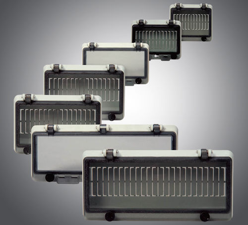 Enclosure with hinged window - JL-PW Series - JIANGSU JIANLONG ELECTRICAL CO.,LTD - panel-mount / rectangular / polycarbonate