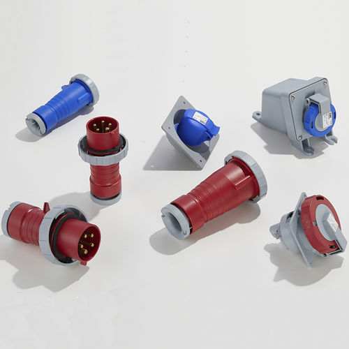 Waterproof plug and socket - JIANGSU JIANLONG ELECTRICAL CO.,LTD - 2-pole / 3-pole / 4-pole