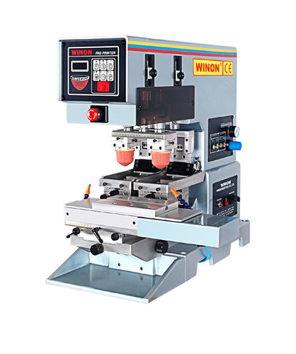 Pad printing machine with open ink cup - WN-123 series - WINON INDUSTRIAL CO.,LTD - electropneumatic