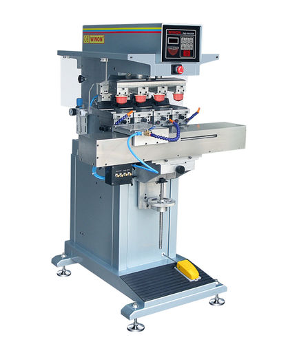 Pad printing machine with open ink cup - WN-118 - WINON INDUSTRIAL CO.,LTD - electropneumatic