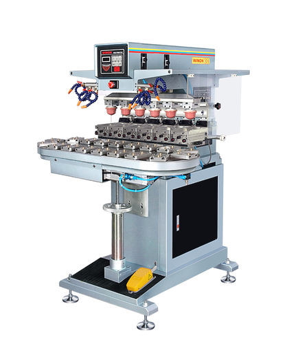 Pad printing machine with open ink cup - WN-132 - WINON INDUSTRIAL CO.,LTD - electropneumatic