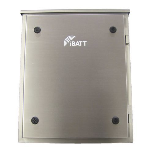 Wall-mount enclosure - iBATT100 - Extronics Ltd - rectangular / stainless steel / battery