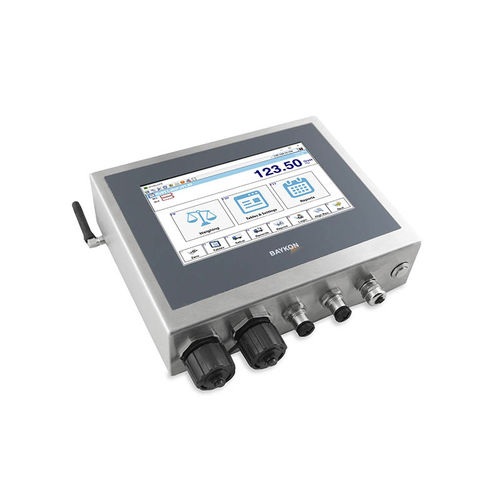 Weighing terminal with touchscreen - BX07M - BAYKON Industrial Weighing Systems - IP65 / Profibus / Ethernet