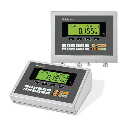 LCD display weighing terminal - BX24 / BX24D - BAYKON Industrial Weighing Systems - benchtop / rugged / stainless steel