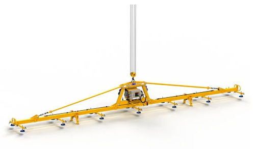 Frame vacuum lifting device - LG350M14 series - ANVER Vacuum System Specialists - for sheet metal / for plates / aluminium