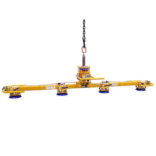 Sheet metal vacuum lifting device - L100M4 series - ANVER Vacuum System Specialists - for plates / horizontal / adjustable