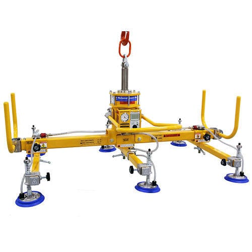 Sheet metal vacuum lifting device - L90M6 series  - ANVER Vacuum System Specialists - for plates / horizontal / adjustable