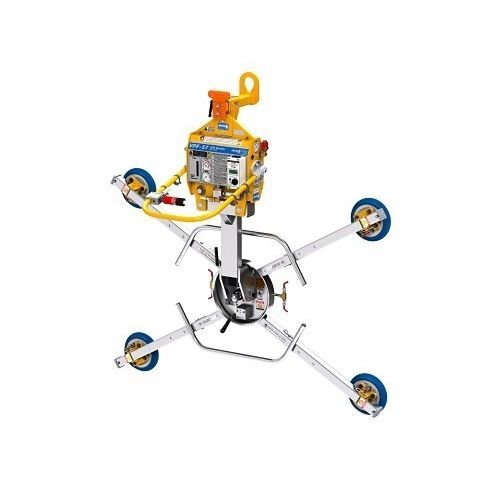 Cross vacuum lifting device - AMC series - ANVER Vacuum System Specialists - for stone slabs / for heavy loads / pneumatic