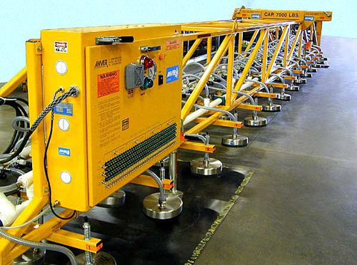 Heavy load vacuum lifting device - E700M160-1293-40/53 - ANVER Vacuum System Specialists - horizontal / electric
