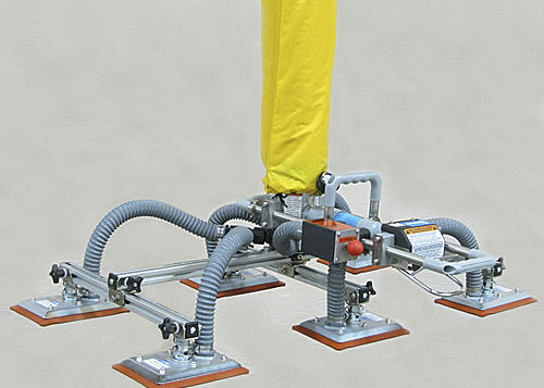 Sheet metal tube lifter - VT120-2.5-A-B  - ANVER Vacuum System Specialists - for plastic sheets