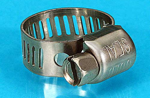 Stainless steel hose clamp - CLP series - ANVER Vacuum System Specialists - worm-drive / reusable / perforated band