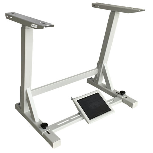 Steel sewing machine stand - REX-7S - REXEL - adjustable