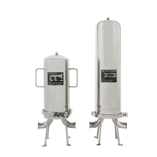 Multi-cartridge filter housing - SDV series - Filtrafine - for liquids / stainless steel / sanitary