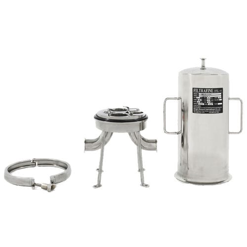Multi-cartridge filter housing - BDV series - Filtrafine - for liquids / stainless steel / sanitary