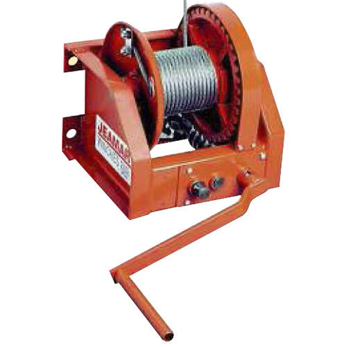 Manual winch GW series Jeamar Winches wire rope / for heavy loads / worm gear