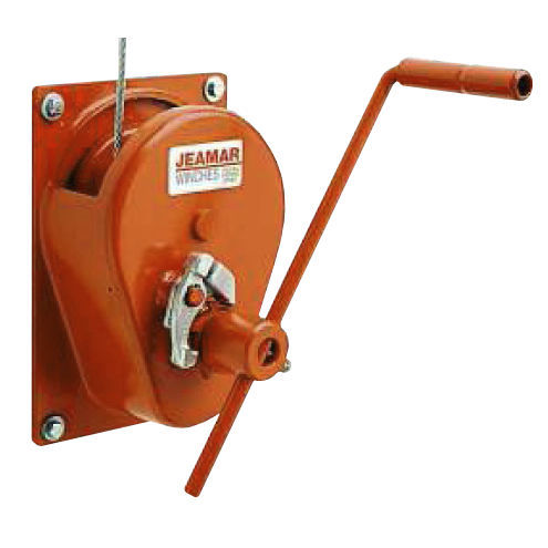Manual winch - GS series - Jeamar Winches - wire rope / gear / wall-mounted