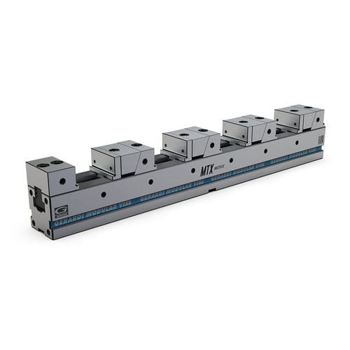 Flexible vise - Multiflex - GERARDI - for machine tools / manual / vertical