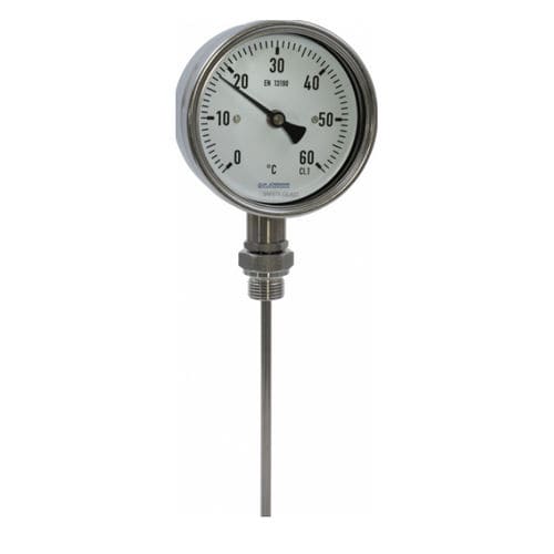 Bi-metal thermometer - B20 - Manfred Jünemann Mess- und Regeltechnik GmbH - dial / rugged / insertion
