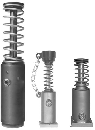 Shock damper - R series - EFDYN - fluid / for overhead stacking cranes