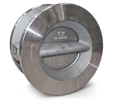 Dual plate check valve - Belgicast - bronze / aluminium / compact