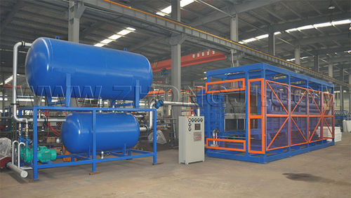 Particle foam molding machine - EPSBM6000V/H / EPSBM8000V/H - Shanghai Zhongji Machinery Co.ltd - for expanded polystyrene / EPS block
