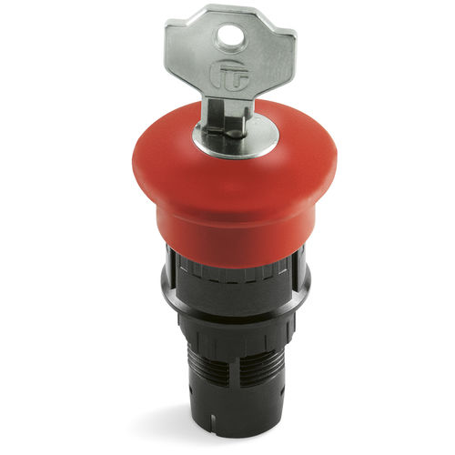 Mushroom push-button switch - SH16 EPB - DOMO - emergency stop / key lock / IP65