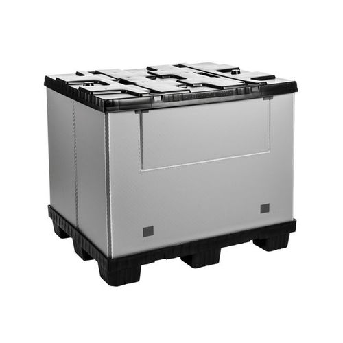 HDPE pallet box - Mega-Pack 1000 - WALTHER Faltsysteme GmbH - FALTBOX - PP / transport / industrial