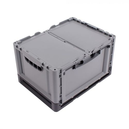 PP crate - Vaun 4324 - WALTHER Faltsysteme GmbH - FALTBOX - storage / industrial / with handle