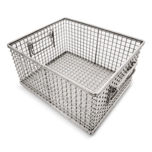Transport for parts cleaning basket - Neri Makina Müh. San. ve Tic. Ltd. Şti. - handling / custom-made / stainless steel