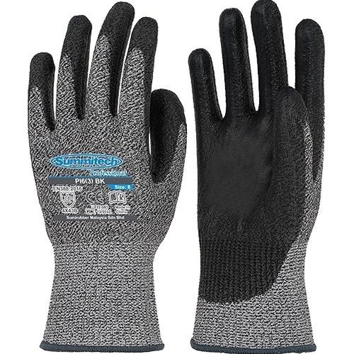 Handling protection gloves - PI6(3) BK - Sumirubber Malaysia Sdn. Bhd. - industrial / anti-cut / PU