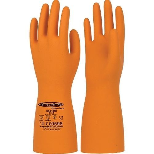 Handling protection gloves - SX-F-07C - Sumirubber Malaysia Sdn. Bhd. - for the chemical industry / chemical protection / mechanical protection