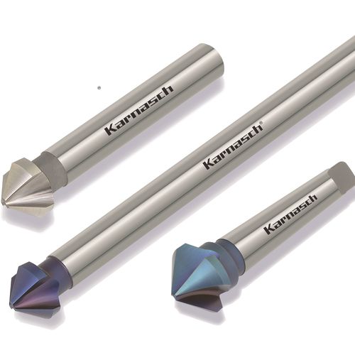 Solid milling cutter - Karnasch Professional Tools GmbH - angle / coated / HSS