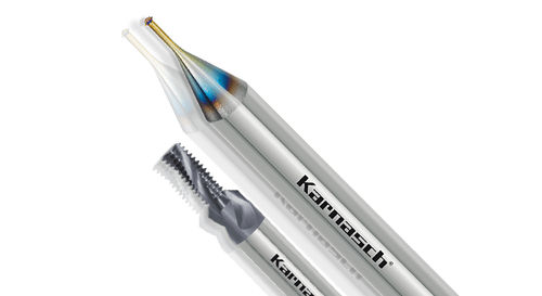 Solid carbide milling cutter - Karnasch Professional Tools GmbH - thread / diamond / micro