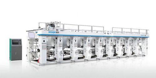 Rotogravure printing machine - DNAY series - Zhejiang Deguang Machinery Co. , Ltd. - for plastic film / 6-color / automatic