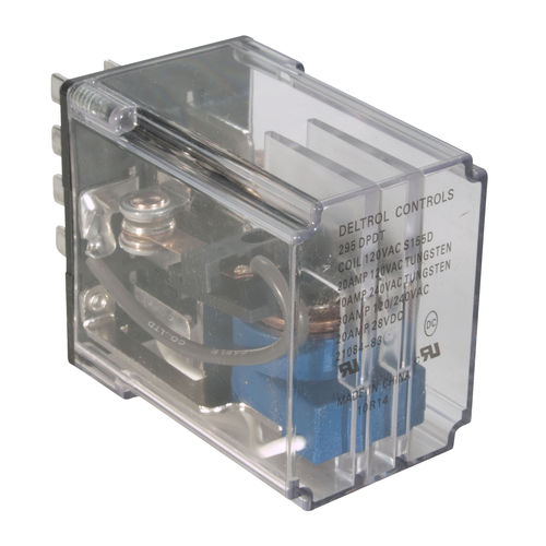 DC electromechanical relay - 295 series - Deltrol Controls - AC / surface-mount / power