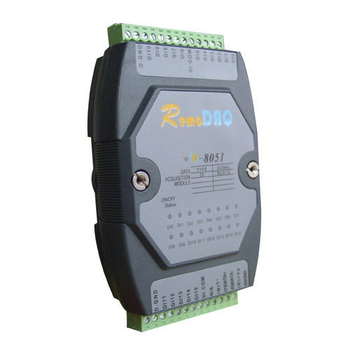 Digital input module - R-8051/R-8051+ - Beijing Gemotech Intelligent Technology Co., Ltd. - Modbus / 16-channel / DIN rail