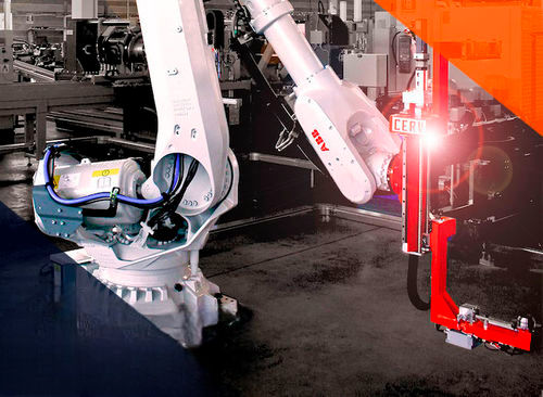 Robotic handling cell - C.E.R.V. srl - assembly / for bottles / for boiler
