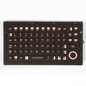 Panel-mount keyboard - KIO6800-Bx series - CTI Electronics Corporation - with mechanical keys / 101-104 keys / industrial