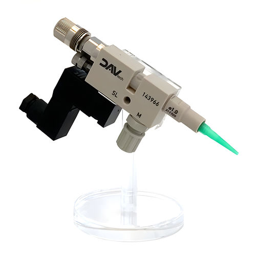 Needle dispensing valve - DA 400 MINI PEEK - DAV TECH Srl - high-speed / precision / for anaerobic glue
