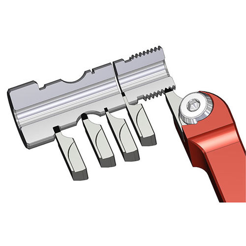 PCBN grooving insert - GTI series - Beijing Worldia Diamond Tools Co., Ltd - PCD / for cast iron / for steel