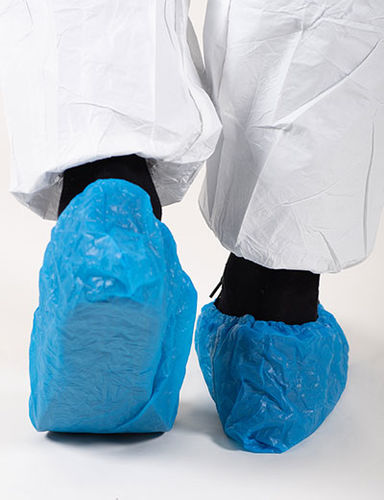 Work overshoes - CPE165B - BioClean - abrasive resistant / cast / polyethylene